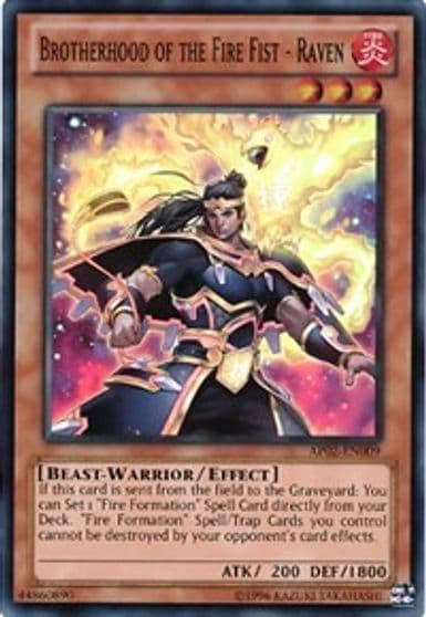 Brotherhood of the Fire Fist Raven Astral Pack 2 Yu-Gi-Oh! card