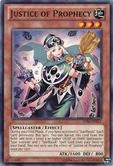 Justice of Prophecy Astral Pack 2 Yu-Gi-Oh! card