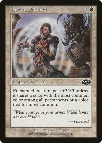 Heroic Defiance Planeshift Magic card
