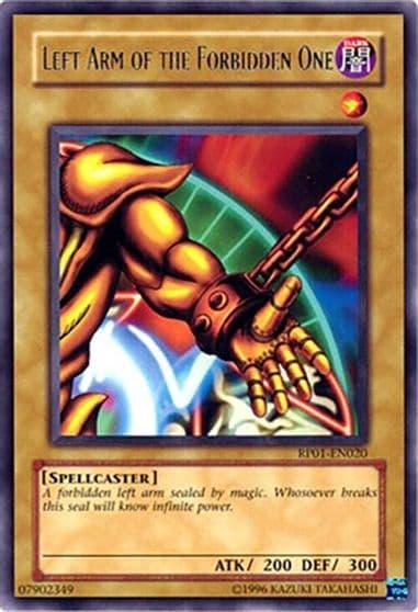 Left Arm of the Forbidden One Retro Pack Yu-Gi-Oh! card