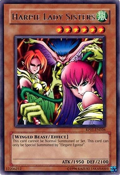 Harpie Lady Sisters Retro Pack Yu-Gi-Oh! card