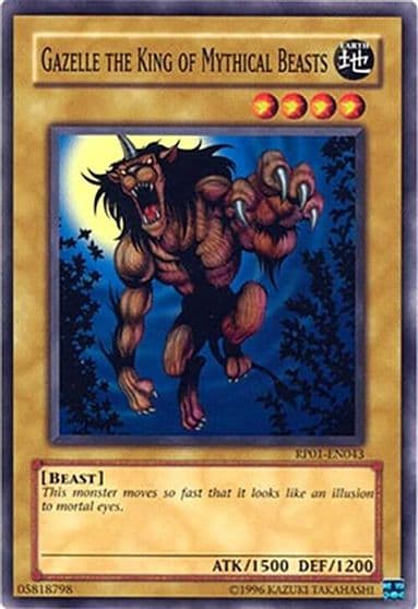 Gazelle the King of Mythical Beasts Retro Pack Yu-Gi-Oh! card