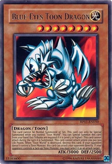 Blue Eyes Toon Dragon Retro Pack Yu-Gi-Oh! card