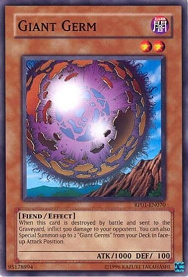 Giant Germ Retro Pack Yu-Gi-Oh! card