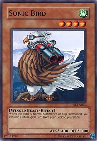 Sonic Bird Retro Pack Yu-Gi-Oh! card