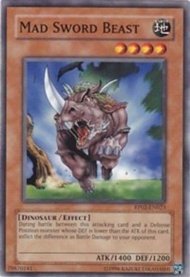 Mad Sword Beast Retro Pack 2 Yu-Gi-Oh! card