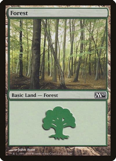 Forest 247 Magic 2010 (M10) Magic card