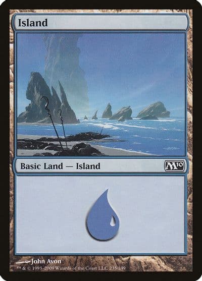 Island 235 Magic 2010 (M10) Magic card