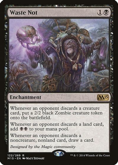 Waste Not Magic 2015 (M15) Magic card