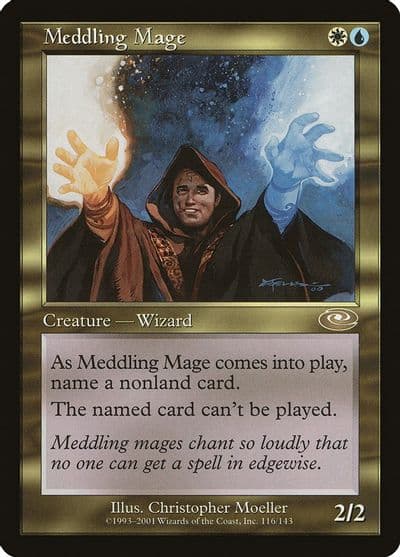 Meddling Mage Planeshift Magic card