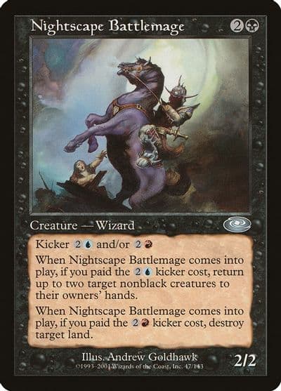 Nightscape Battlemage Planeshift Magic card