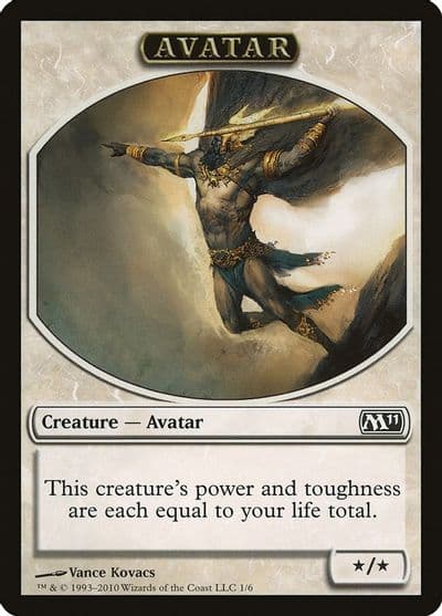 Avatar Token Magic 2011 (M11) Magic card