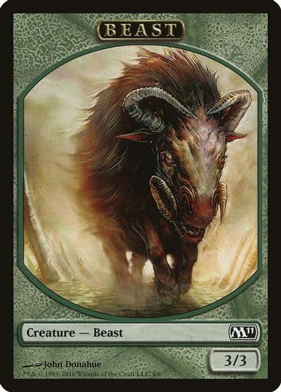 Beast Token Magic 2011 (M11) Magic card
