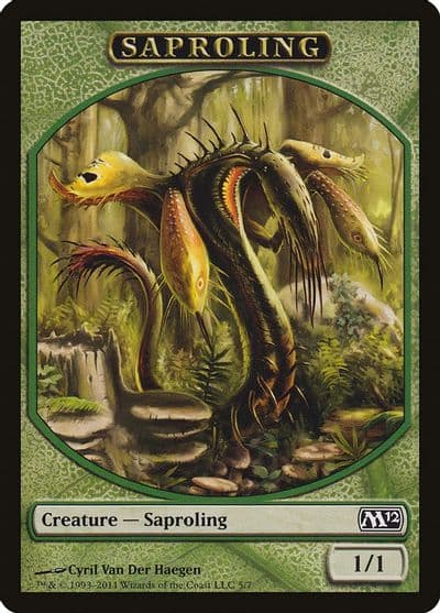 Saproling Token Magic 2012 (M12) Magic card