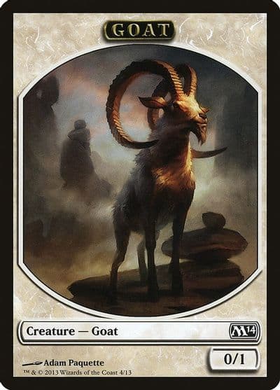 Goat Token Magic 2014 (M14) Magic card