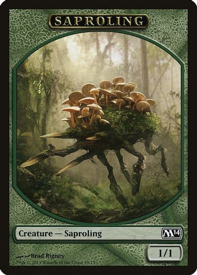 Saproling Token Magic 2014 (M14) Magic card