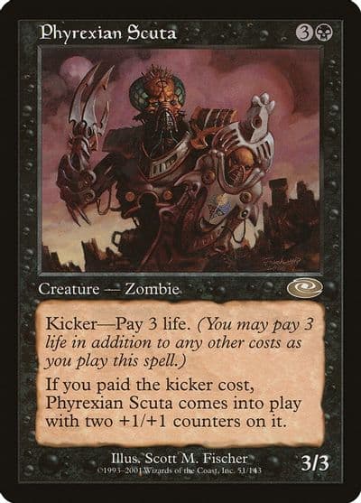 Phyrexian Scuta Planeshift Magic card