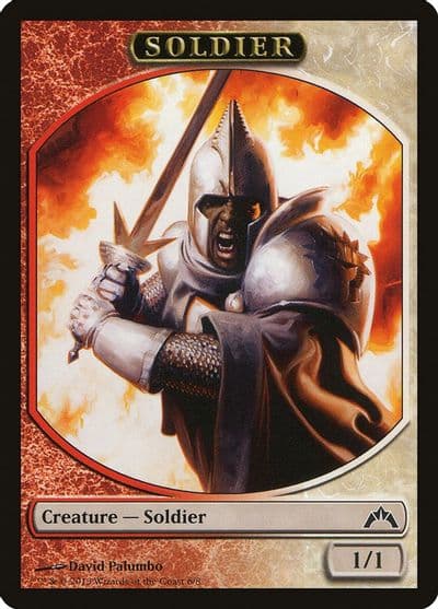 Soldier Token Gatecrash Magic card