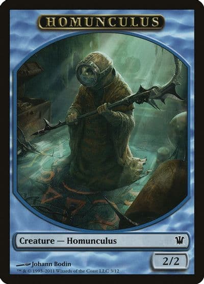Homunculus Token Innistrad Magic card