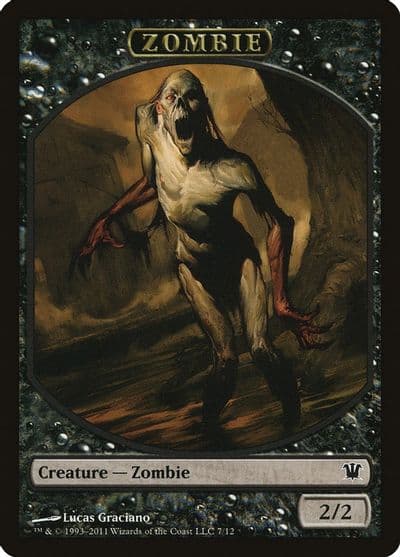 Zombie Token 7 Innistrad Magic card