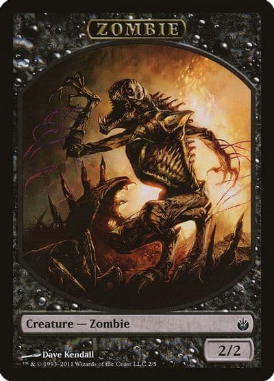 Zombie Token Mirrodin Besieged Magic card