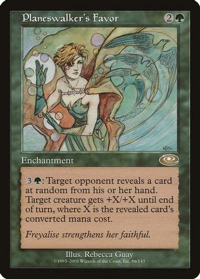 Planeswalkers Favor Planeshift Magic card