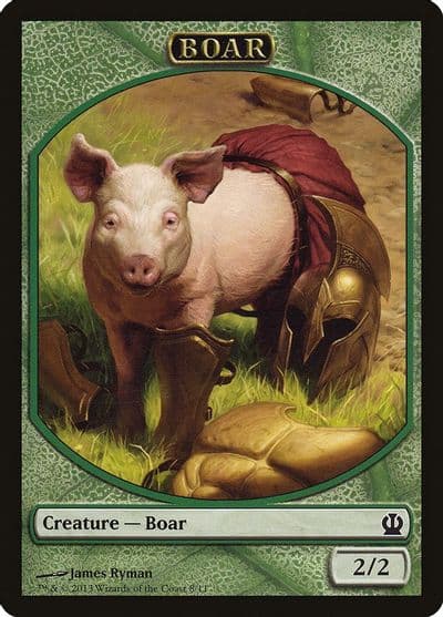 Boar Token Theros Magic card