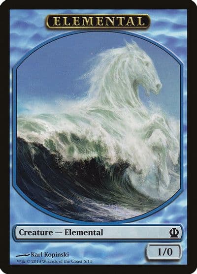 Elemental Token Theros Magic card