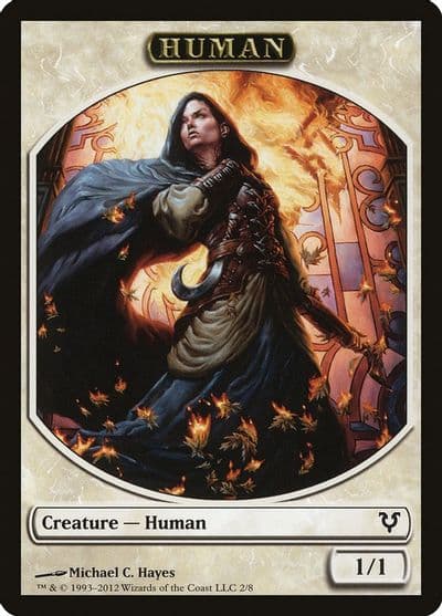 Human Token 2 Avacyn Restored Magic card