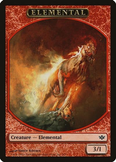 Elemental Token Conflux Magic card