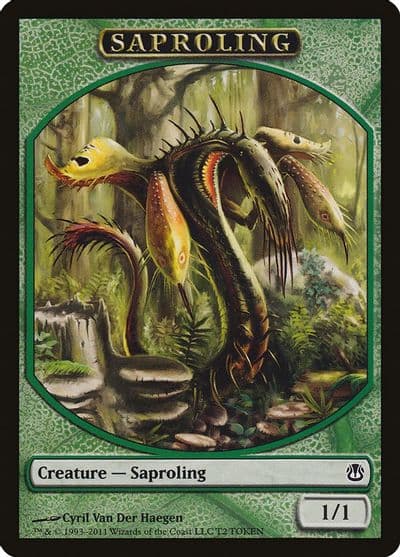 Saproling Token Duel Decks: Ajani vs. Nicol Bolas Magic card