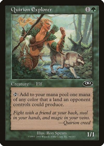 Quirion Explorer Planeshift Magic card