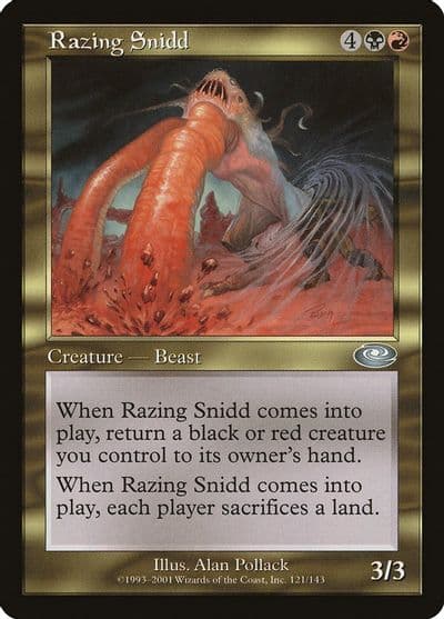 Razing Snidd Planeshift Magic card