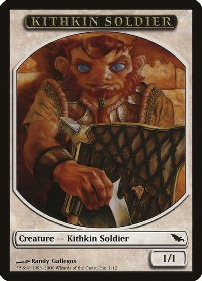 Kithkin Soldier Token Shadowmoor Magic card
