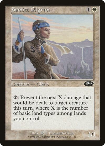 Samite Pilgrim Planeshift Magic card