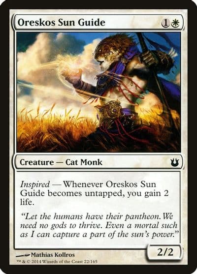 Oreskos Sun Guide Born of the Gods Magic card