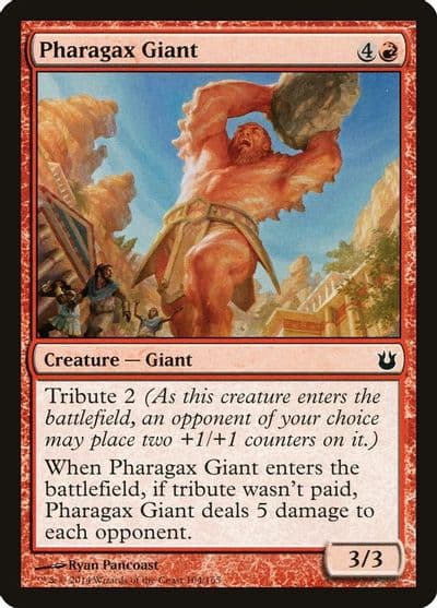 Pharagax Giant Born of the Gods Magic card