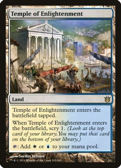 Temple of Enlightenment Born of the Gods Magic card