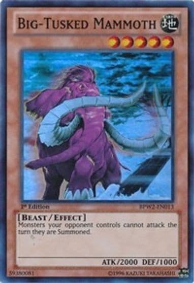 Big Tusked Mammoth Battle Pack 2: War of the Giants Round 2 Yu-Gi-Oh! card