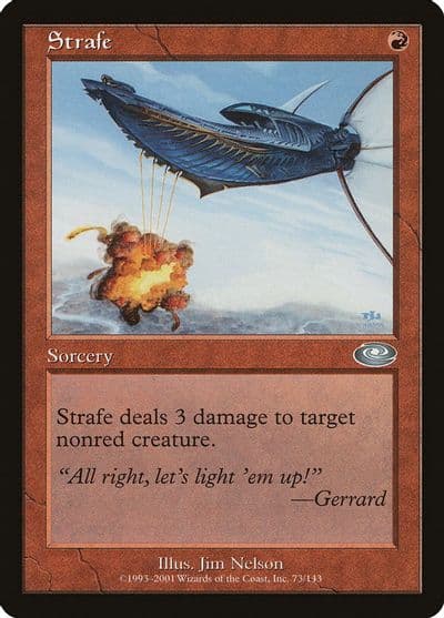 Strafe Planeshift Magic card