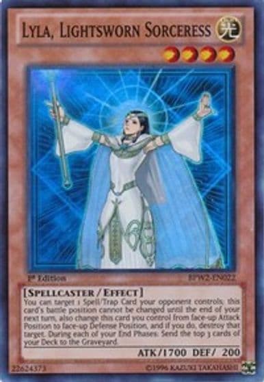 Lyla Lightsworn Sorceress Battle Pack 2: War of the Giants Round 2 Yu-Gi-Oh! card