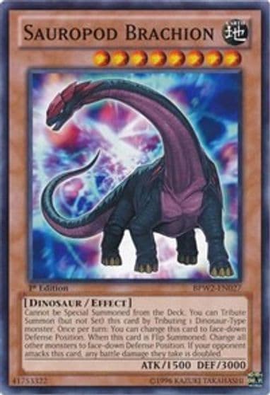 Sauropod Brachion Battle Pack 2: War of the Giants Round 2 Yu-Gi-Oh! card