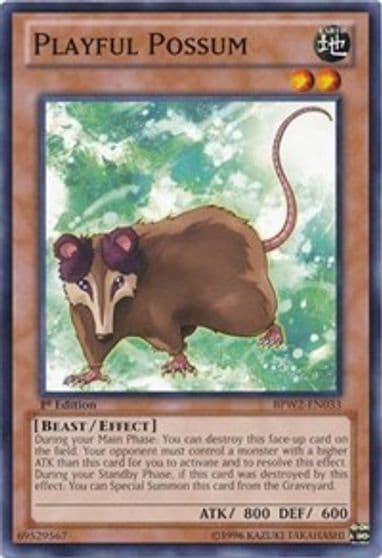Playful Possum Battle Pack 2: War of the Giants Round 2 Yu-Gi-Oh! card