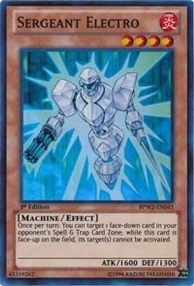 Sergeant Electro Battle Pack 2: War of the Giants Round 2 Yu-Gi-Oh! card