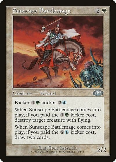 Sunscape Battlemage Planeshift Magic card
