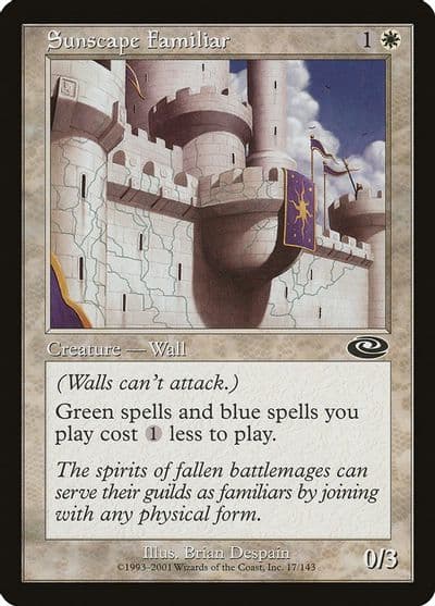 Sunscape Familiar Planeshift Magic card