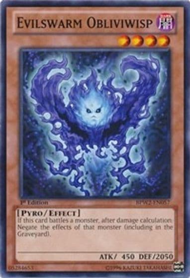 Evilswarm Obliviwisp Battle Pack 2: War of the Giants Round 2 Yu-Gi-Oh! card