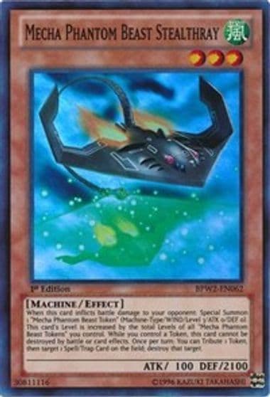 Mecha Phantom Beast Stealthray Battle Pack 2: War of the Giants Round 2 Yu-Gi-Oh! card