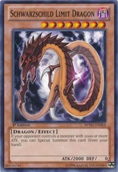 Schwarzschild Limit Dragon Battle Pack 2: War of the Giants Round 2 Yu-Gi-Oh! card