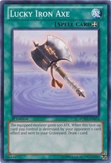 Lucky Iron Axe Battle Pack 2: War of the Giants Round 2 Yu-Gi-Oh! card